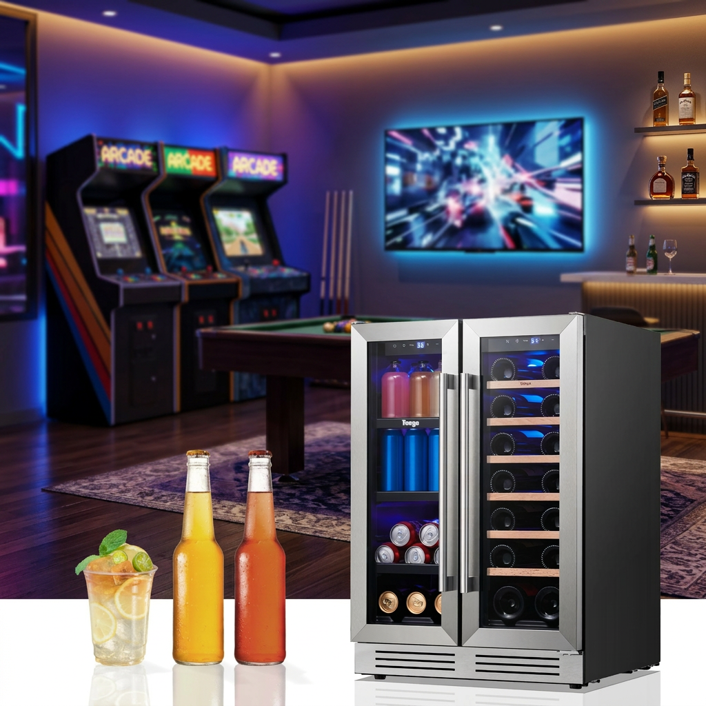 Wine Beer Dual Zone - Dual zone refrigerator 4.1 Cu.ft 36-72℉