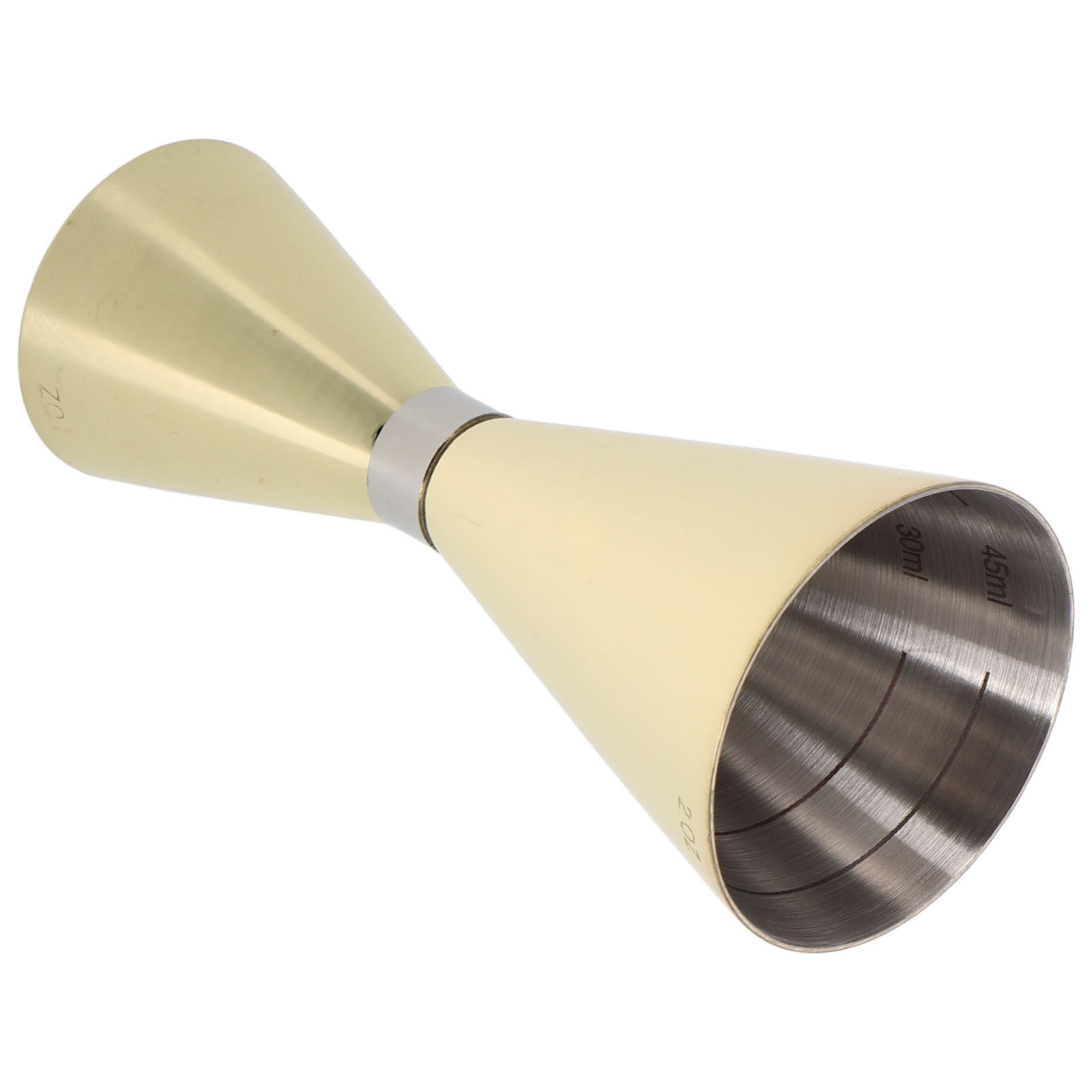 Spirit Measure Jigger - Double Jigger 30Ml 60Ml Stainless Steel