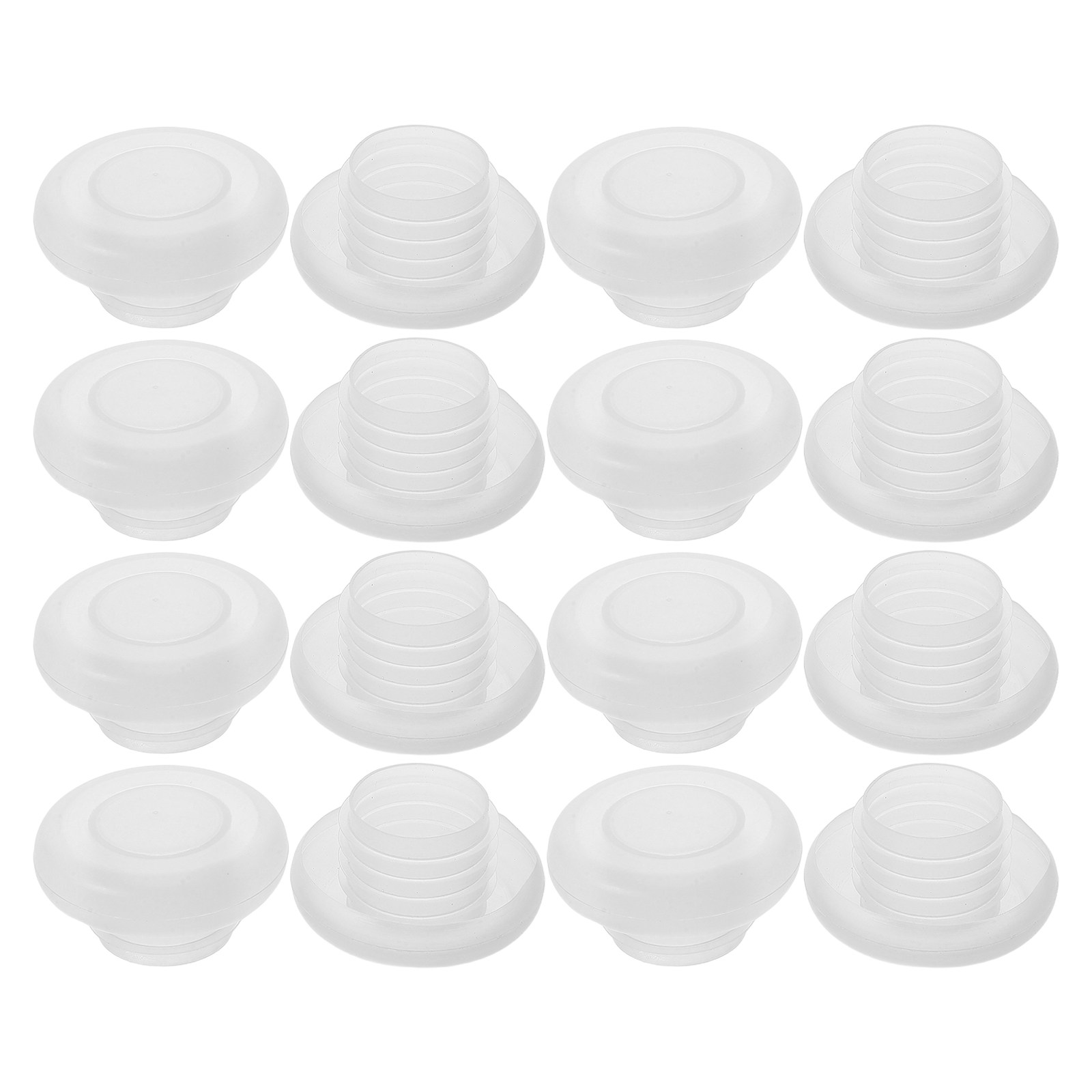 Wine Beer Glass Set - 100Pcs Clear Pe Wine Bottle Cap