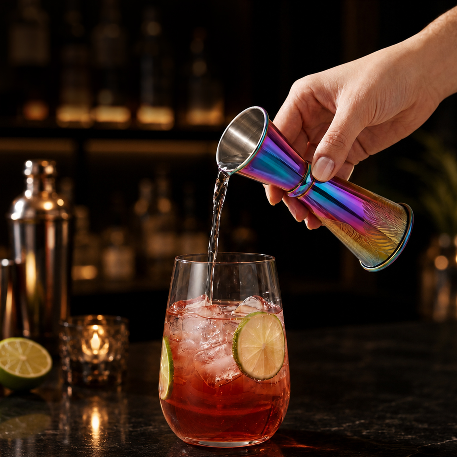 30/60ml Cocktail Bar Stainless - Spirit Measure Jigger recension och pris