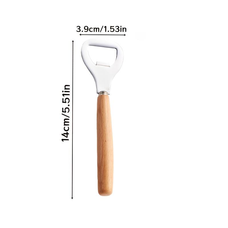 Wooden handle zinc alloy opene - Wine Beer And Cider recension och pris