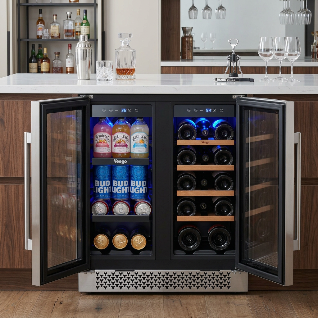 Dual zone refrigerator 4.1 Cu. - Wine Beer Dual Zone recension och pris