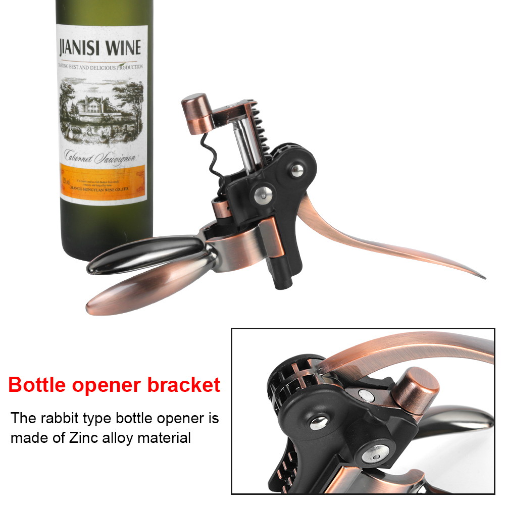 Barware Rabbit-Shaped Bar Leve - Cork Screw Lever recension och pris
