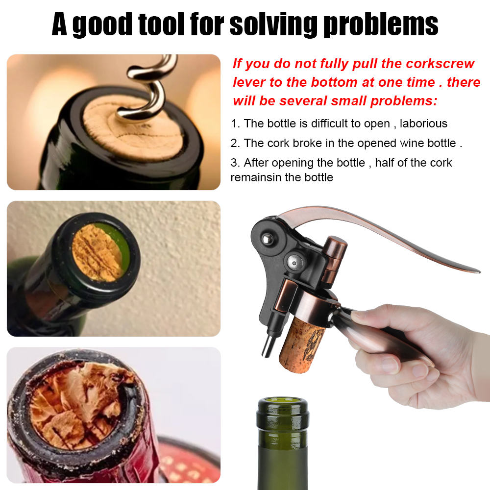 Barware Rabbit-Shaped Bar Leve - Cork Screw Lever recension och pris