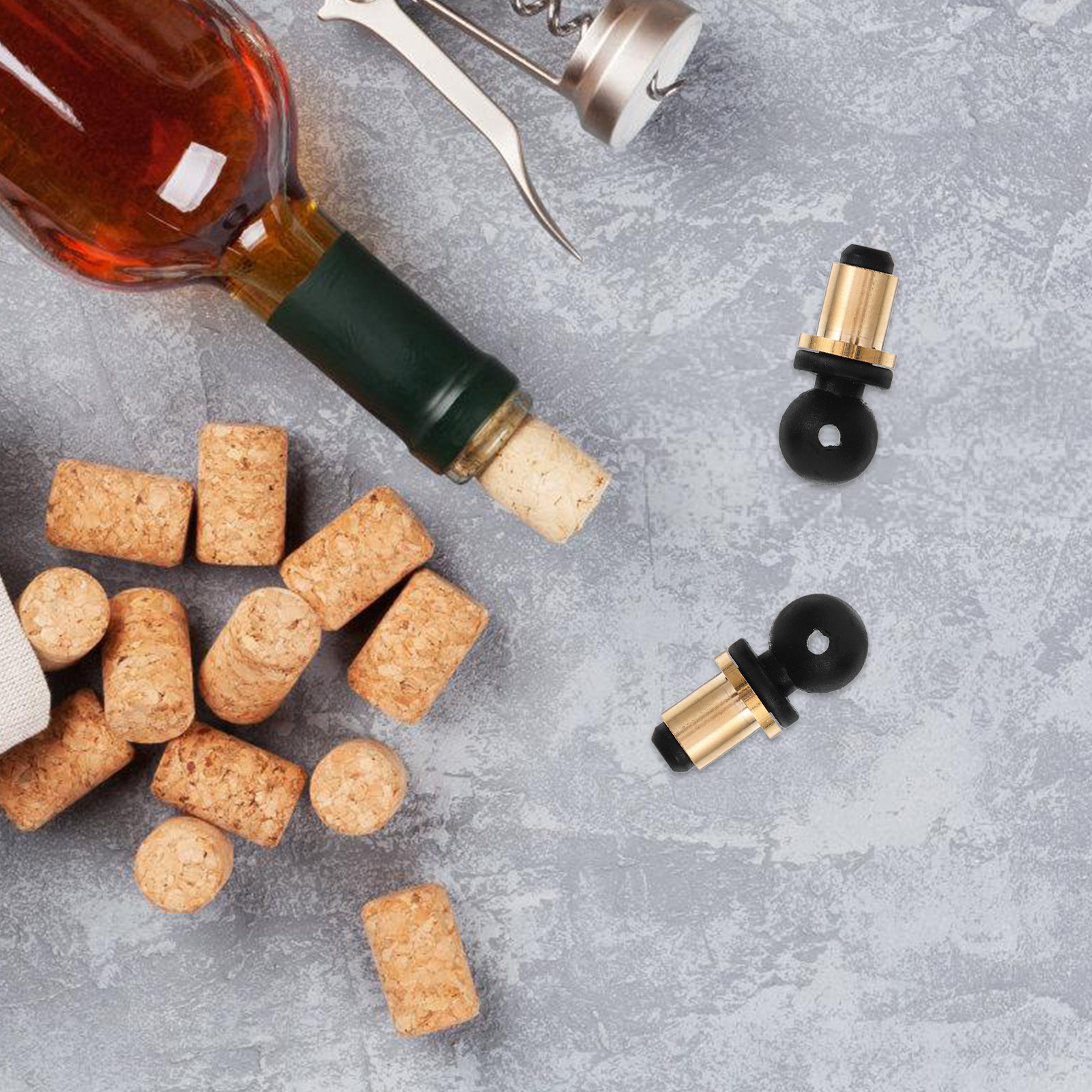 2Pcs Gourd Wine Stopper Set Re - Wine Beer Glass Set recension och pris
