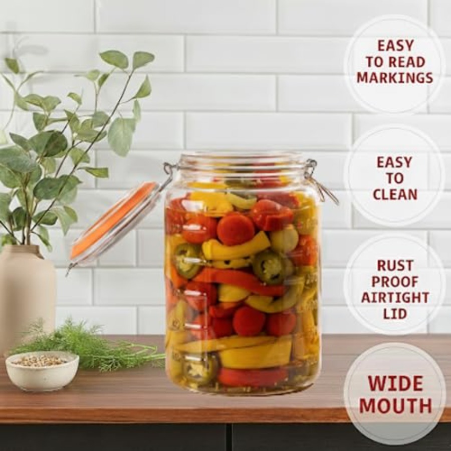 2-Pack 1-Gallon Mason Glass Fe - Wine Beer And Mead recension och pris