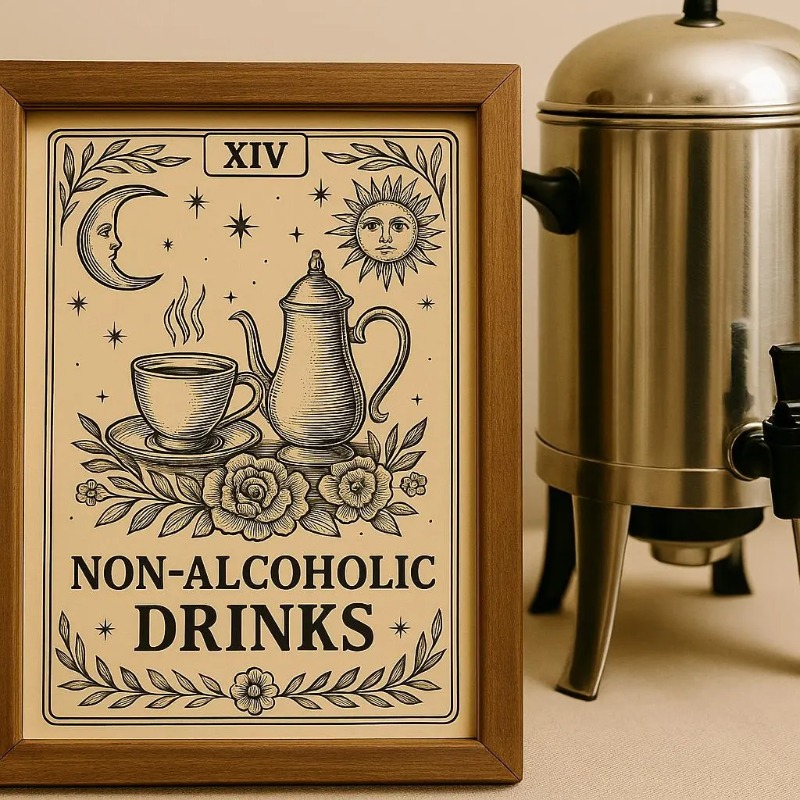 Vintage Tarot Wedding Poster B - Wine Beer Menu recension och pris