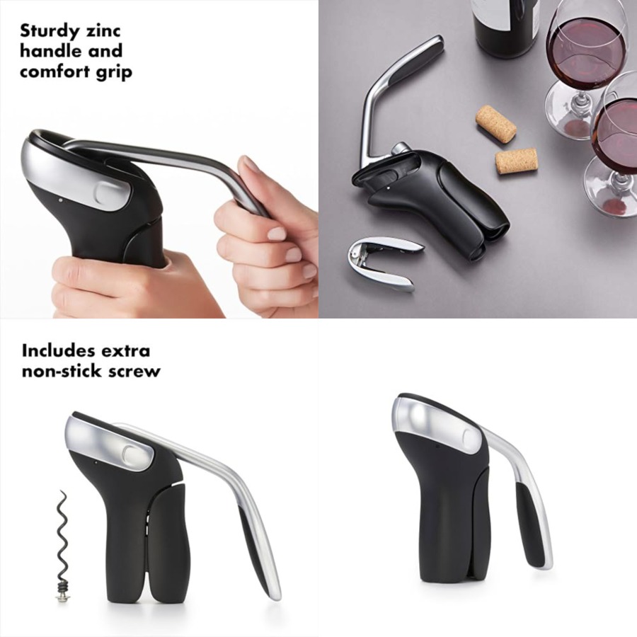 Steel Vertical Lever Corkscrew - Cork Screw Lever recension och pris
