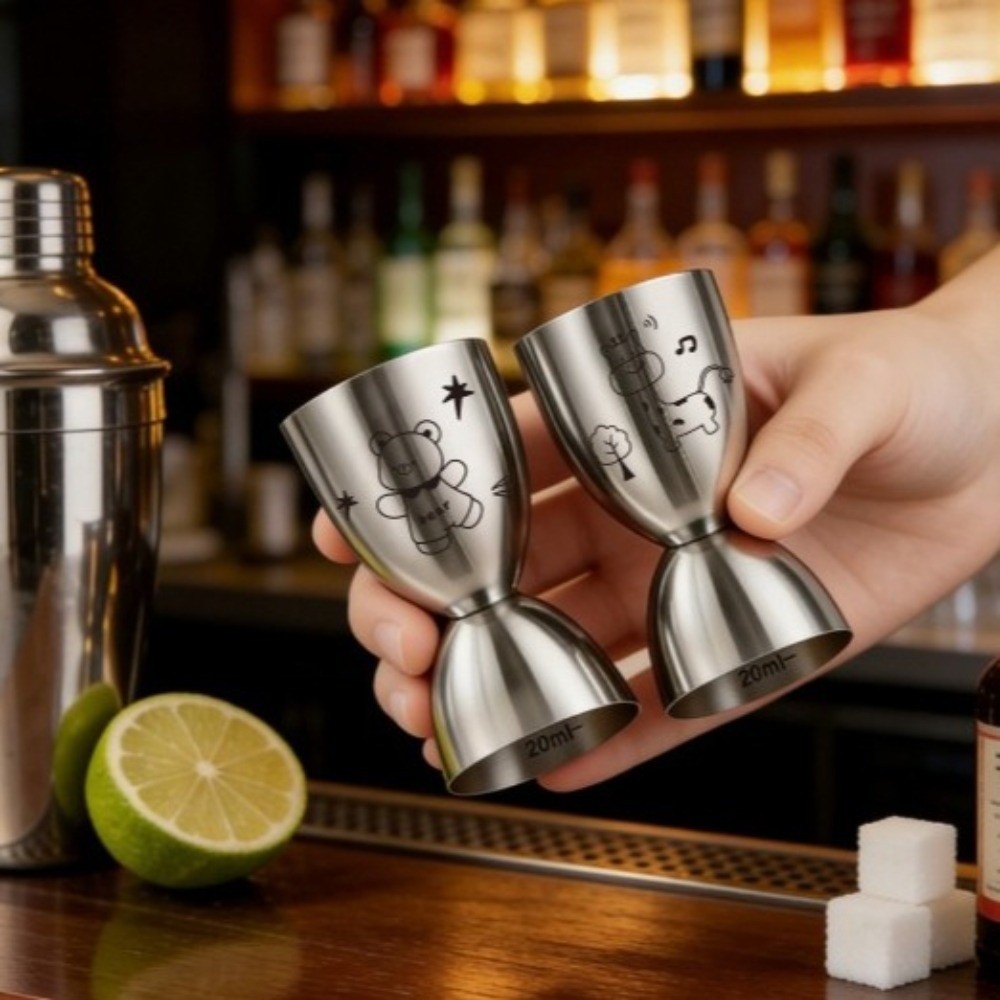 30/60ML Stainless Steel Jigger - Spirit Measure Jigger recension och pris