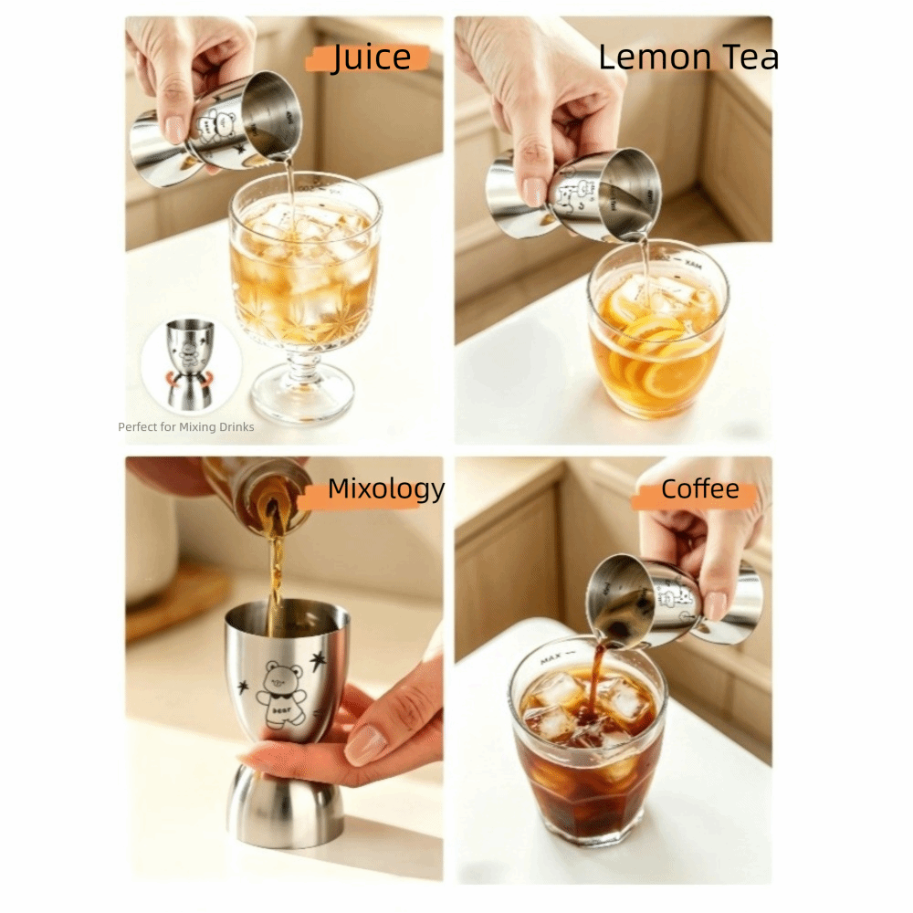 30/60ML Stainless Steel Jigger - Spirit Measure Jigger recension och pris
