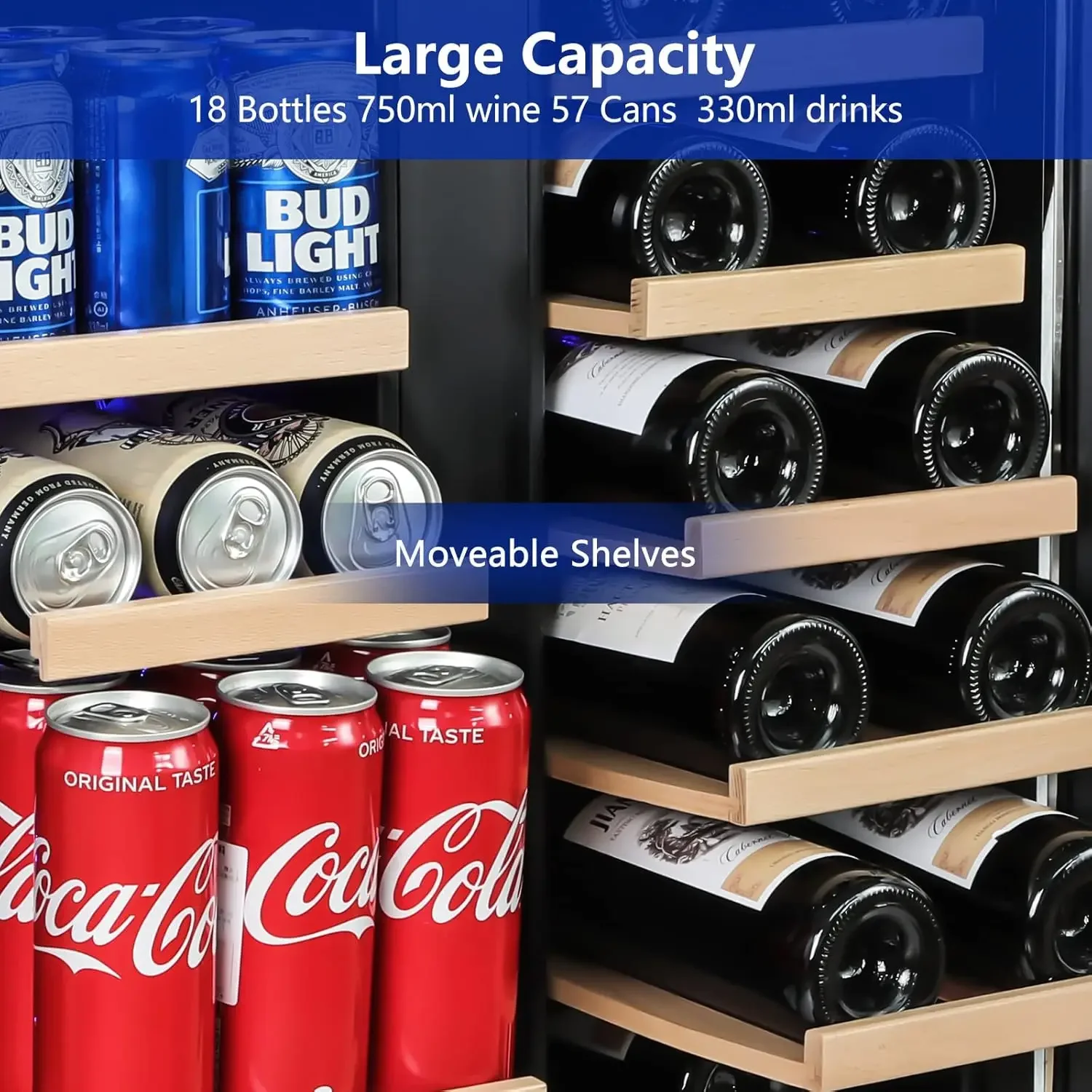 Wine and Beverage Refrigerator - Wine Beer Dual Zone recension och pris