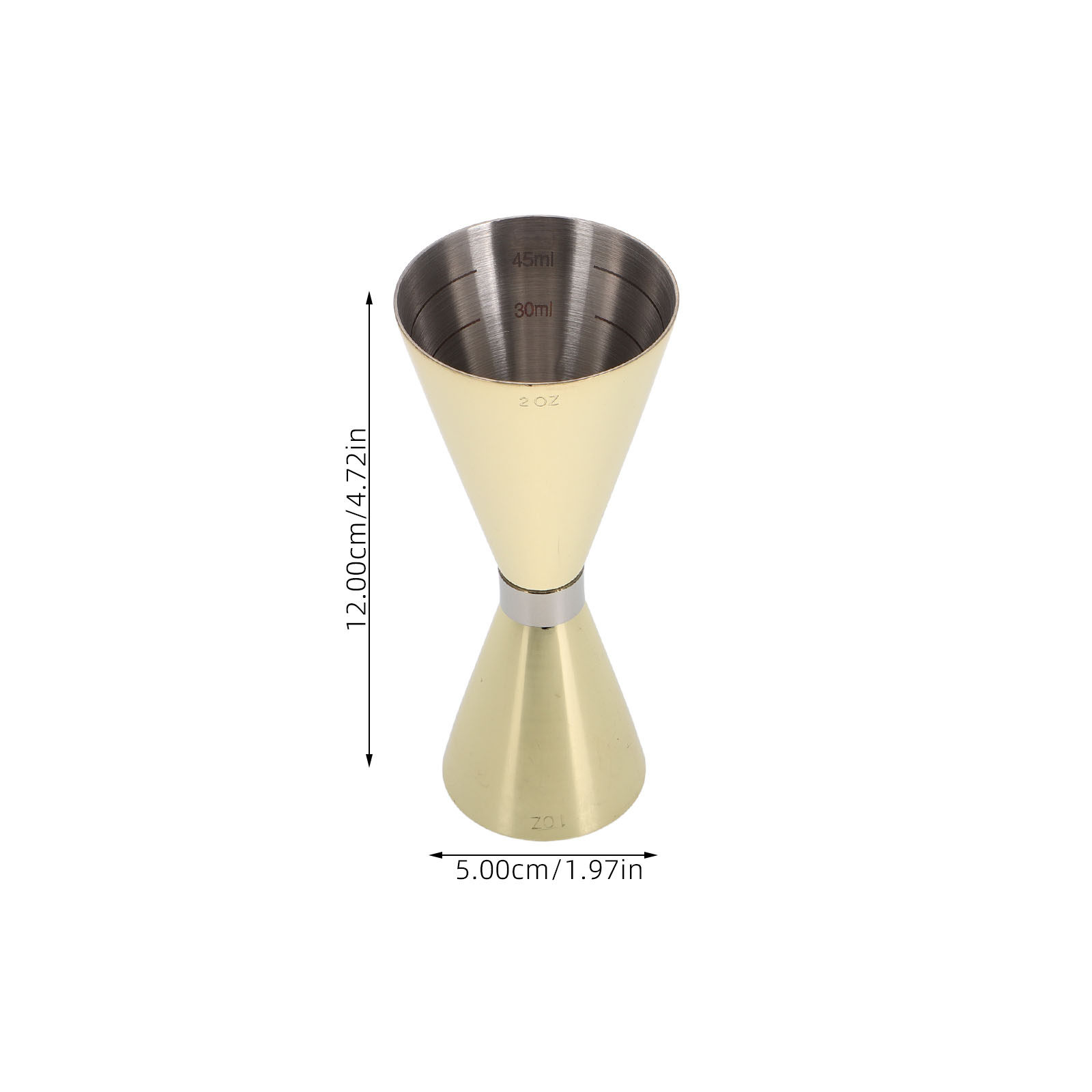 Double Jigger 30Ml 60Ml Stainl - Spirit Measure Jigger recension och pris