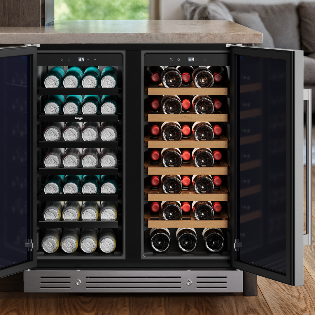 Yeego Dual zone wine cooler 33 - Wine Beer Dual Zone recension och pris