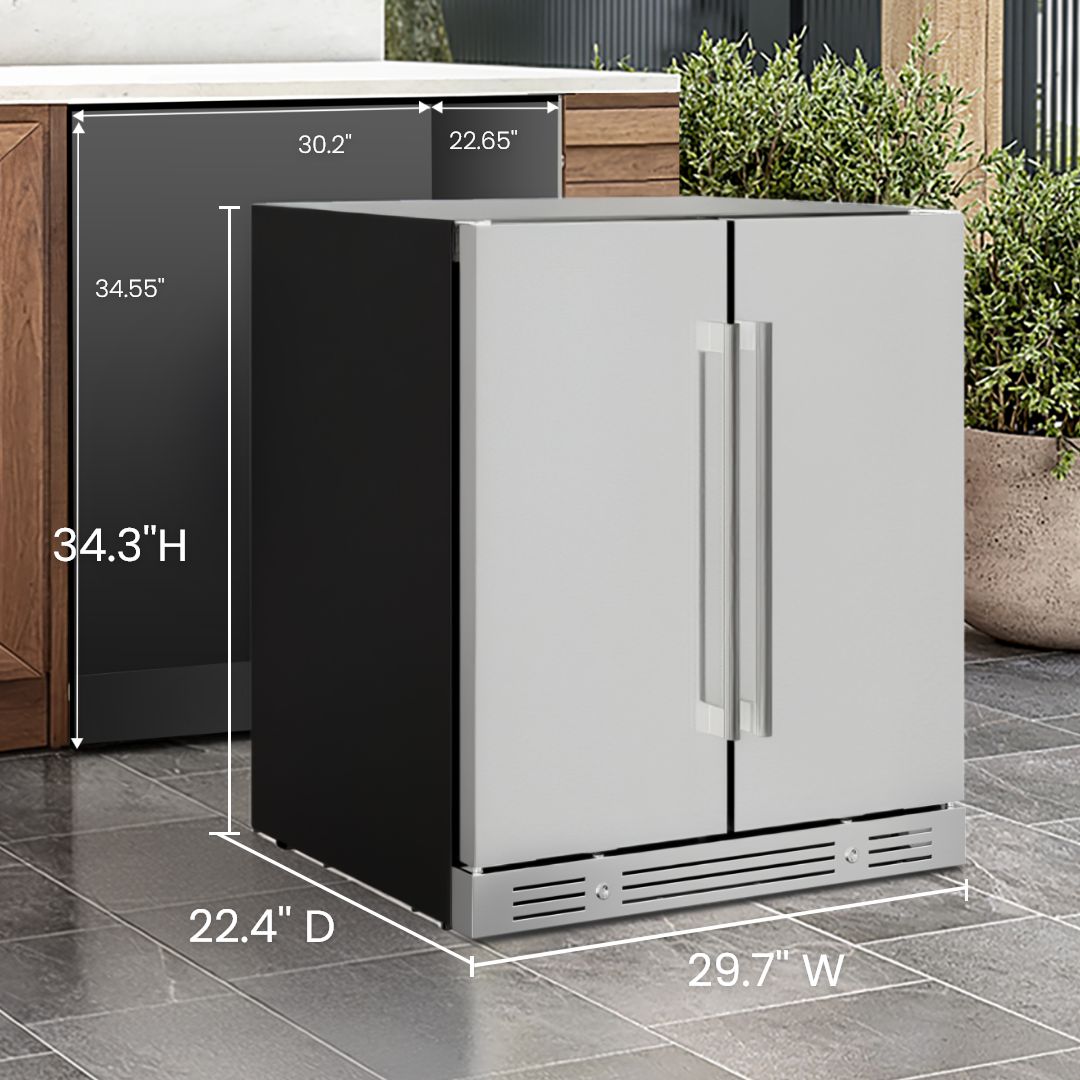 Yeego Dual zone wine cooler 33 - Wine Beer Dual Zone recension och pris