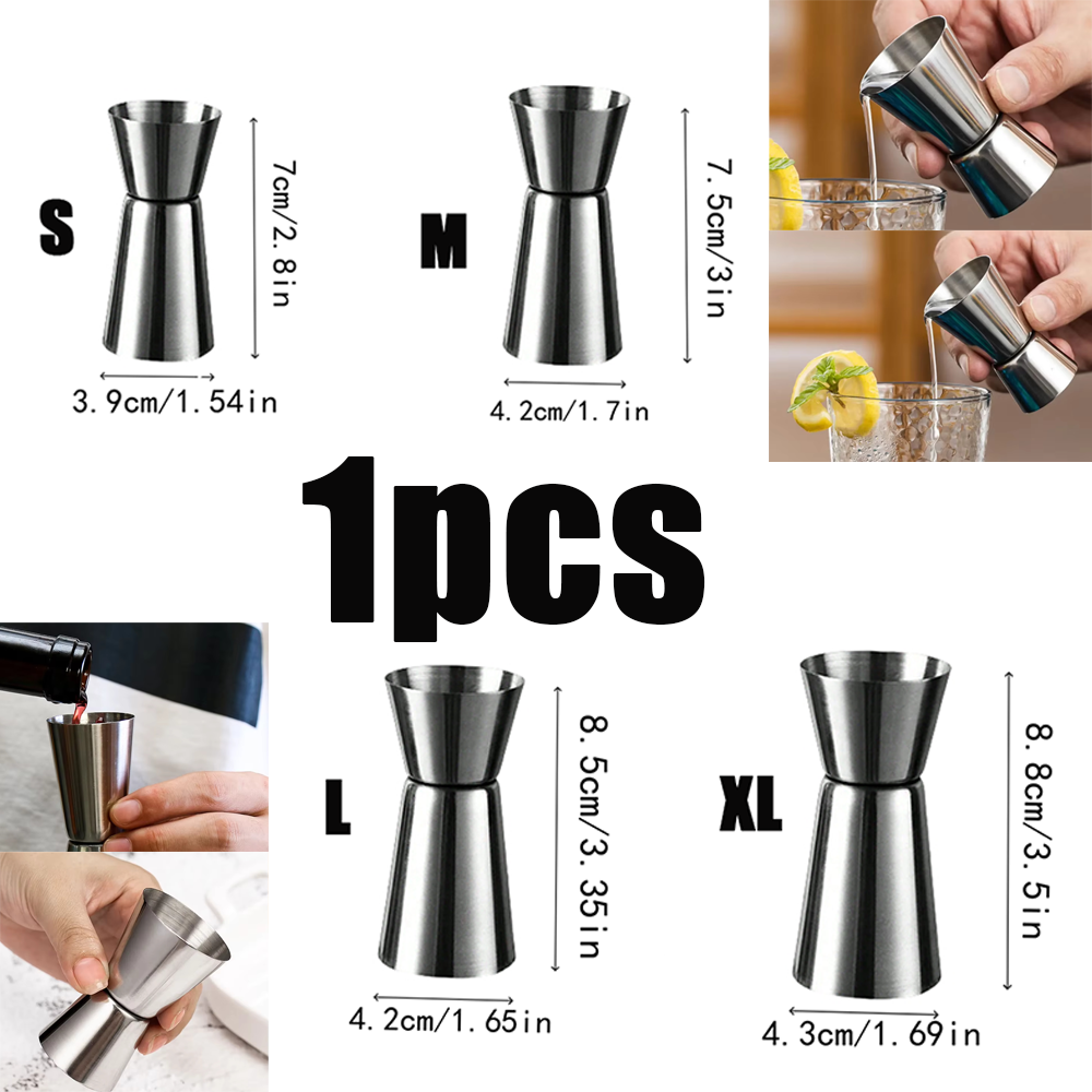 Stainless Steel Cocktail Measu - Spirit Measure Jigger recension och pris