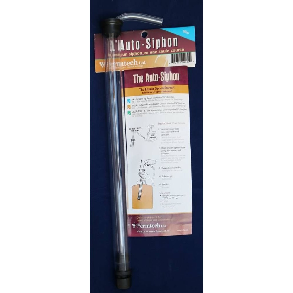 Mini Auto-Siphon - Clear Sipho - Wine Beer And Mead recension och pris