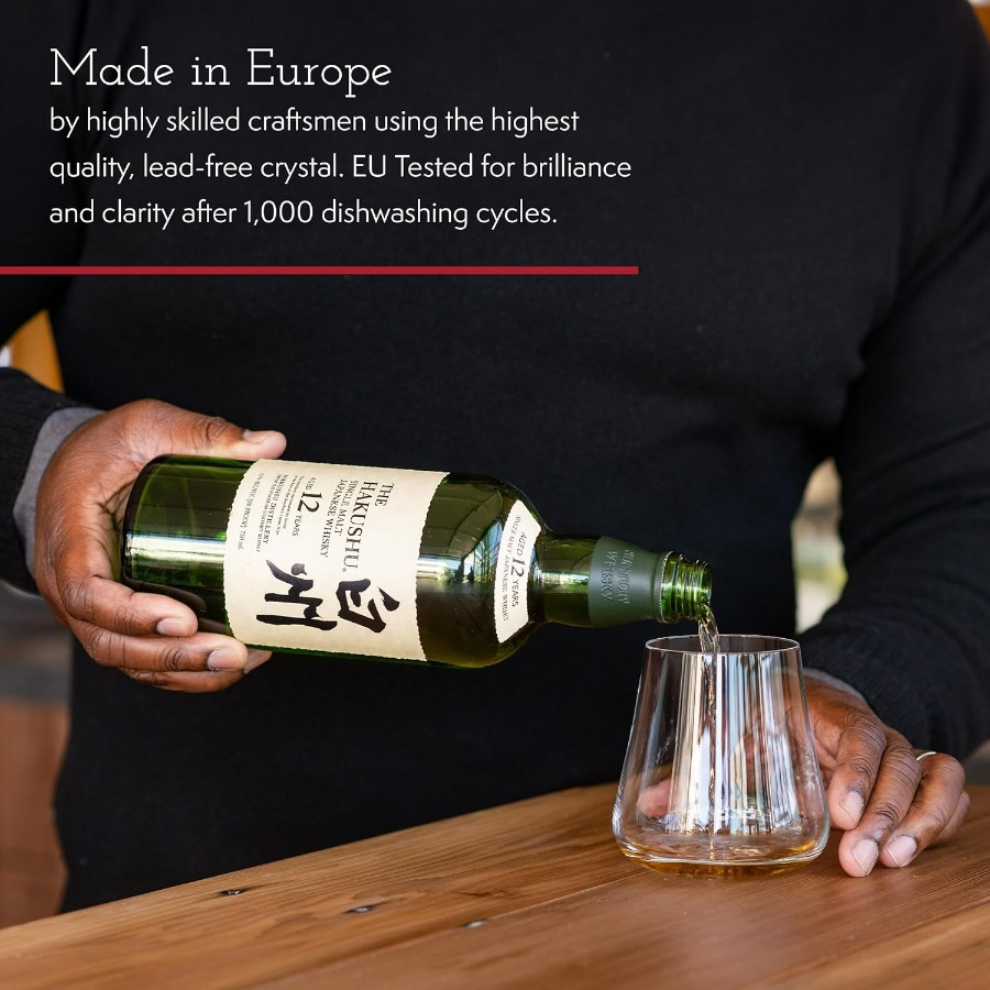 Stemless Crystal Wine Glasses  - Wine Beer Glass Set recension och pris