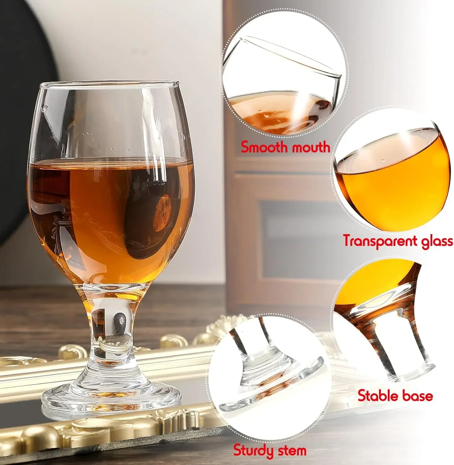 Set of 48 Clear Glasses 13.5 o - Wine Beer Glass Set recension och pris