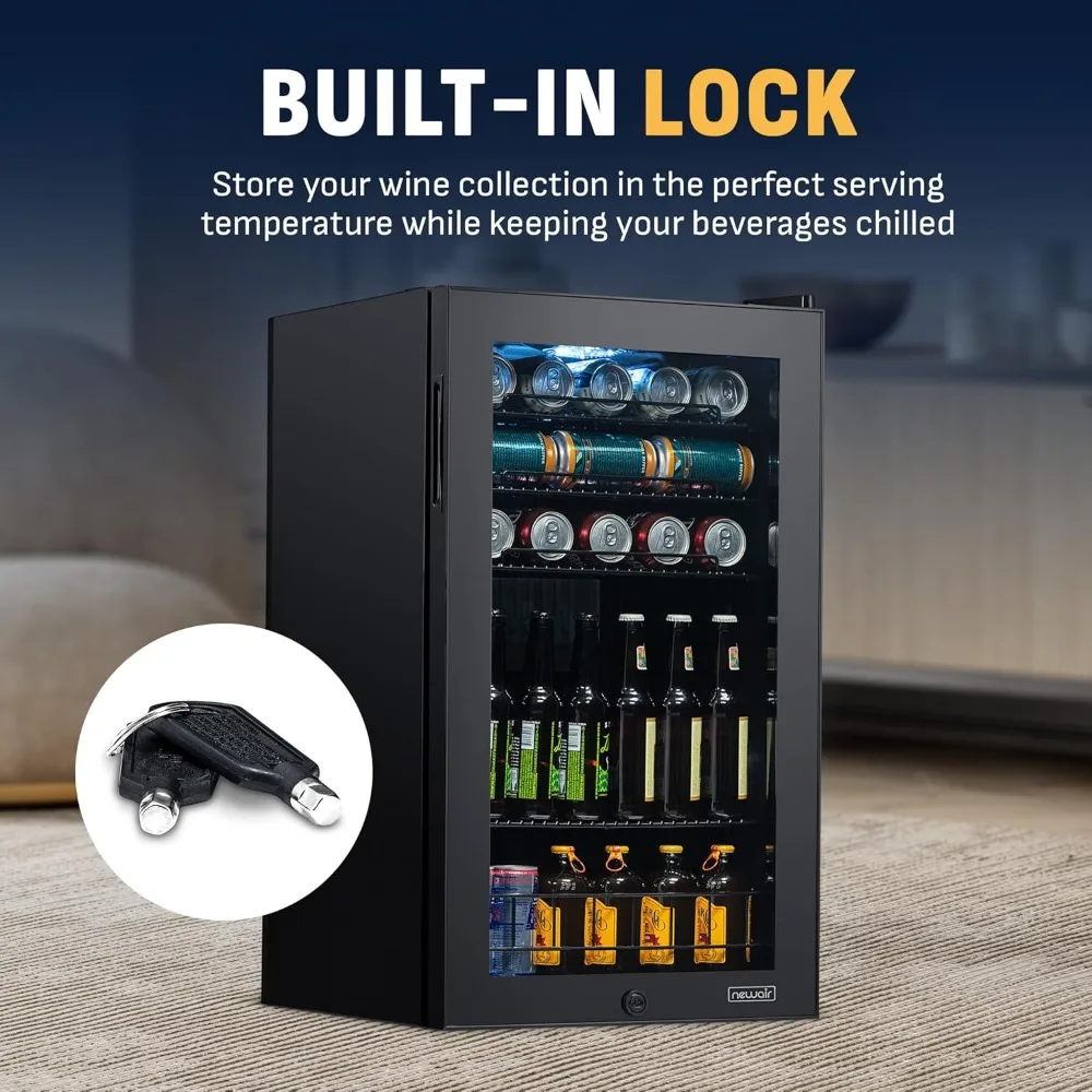 126 Can Beverage Refrigerator, - Wine Beer Mini Fridge recension och pris