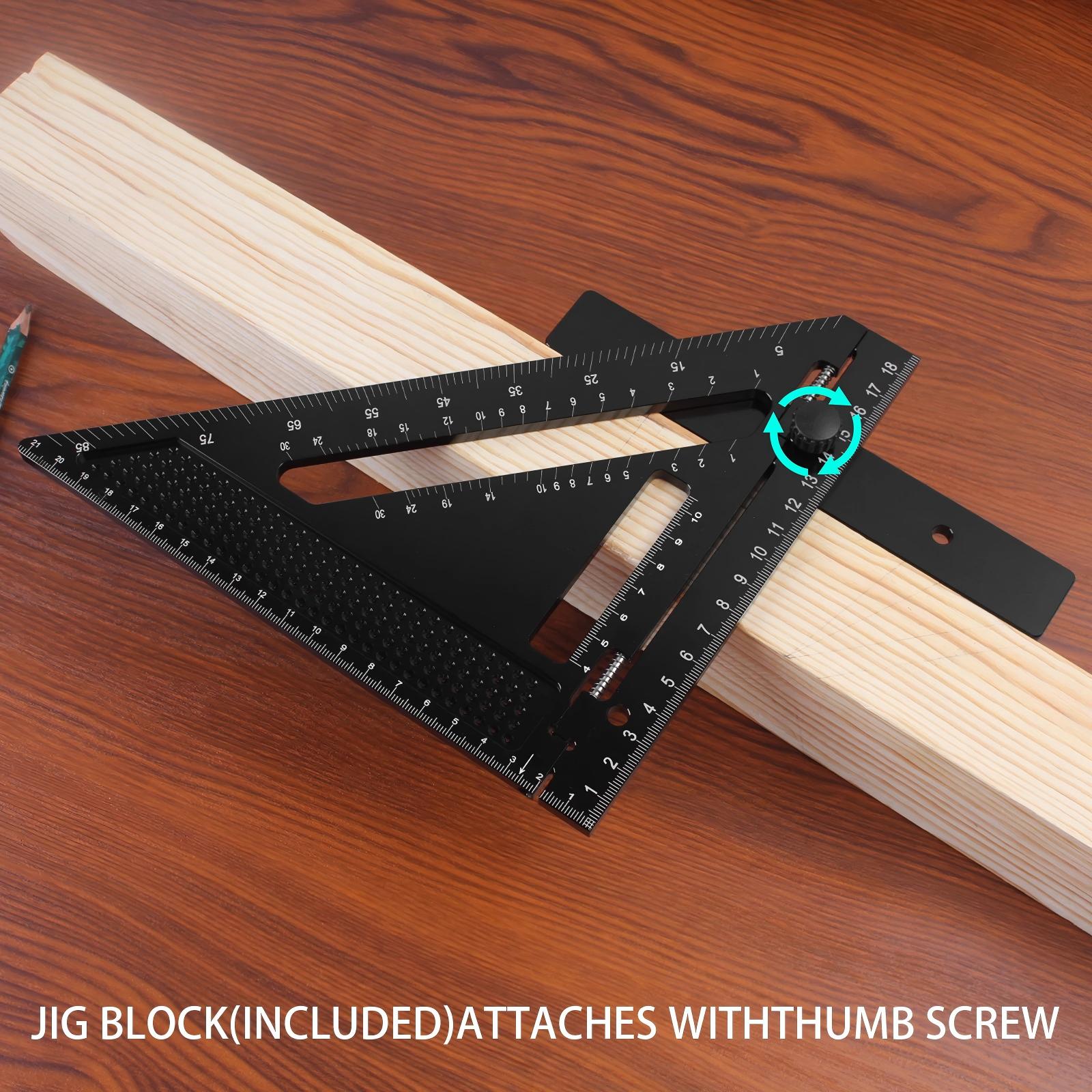 21CM Carpenter Square with Jig - Spirit Measure Jigger recension och pris