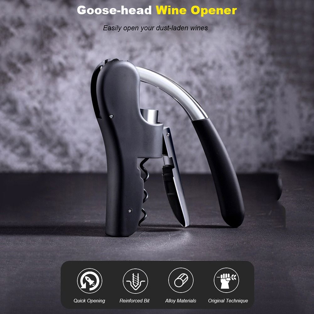 Bottle Opener Zinc Alloy Red W - Cork Screw Lever recension och pris