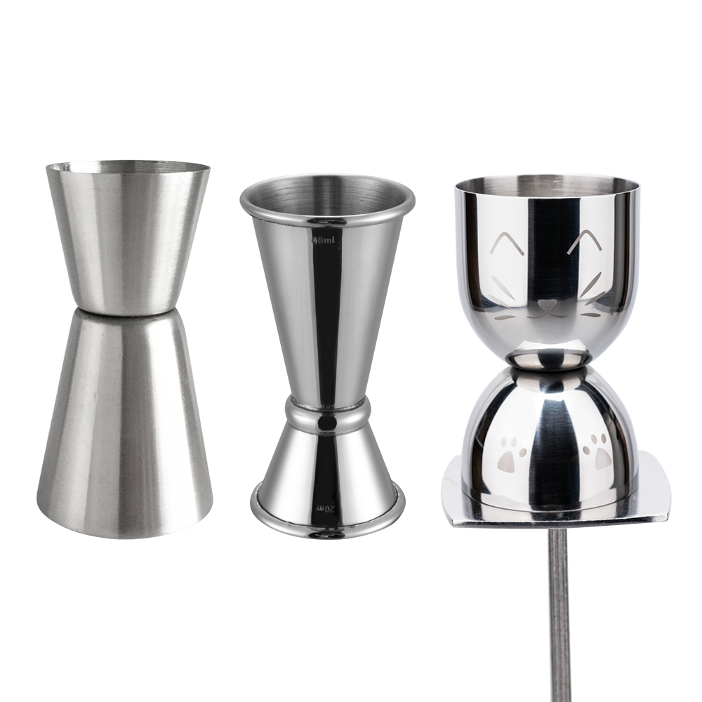 20/40ml Cocktail Bar Stainless - Spirit Measure Jigger recension och pris