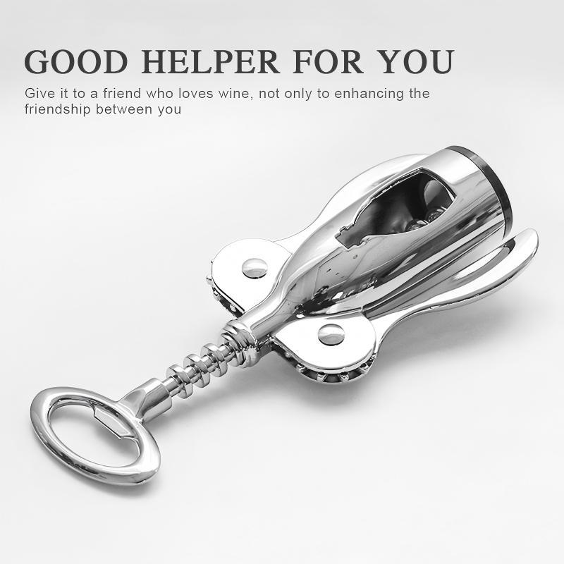 JUSTINLAU Wine Opener Zinc All - Cork Screw Lever recension och pris
