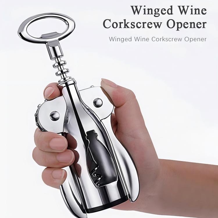 JUSTINLAU Wine Opener Zinc All - Cork Screw Lever recension och pris