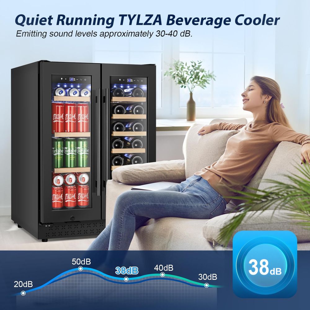 24 Inch Wine and Beverage Refr - Wine Beer Dual Zone recension och pris