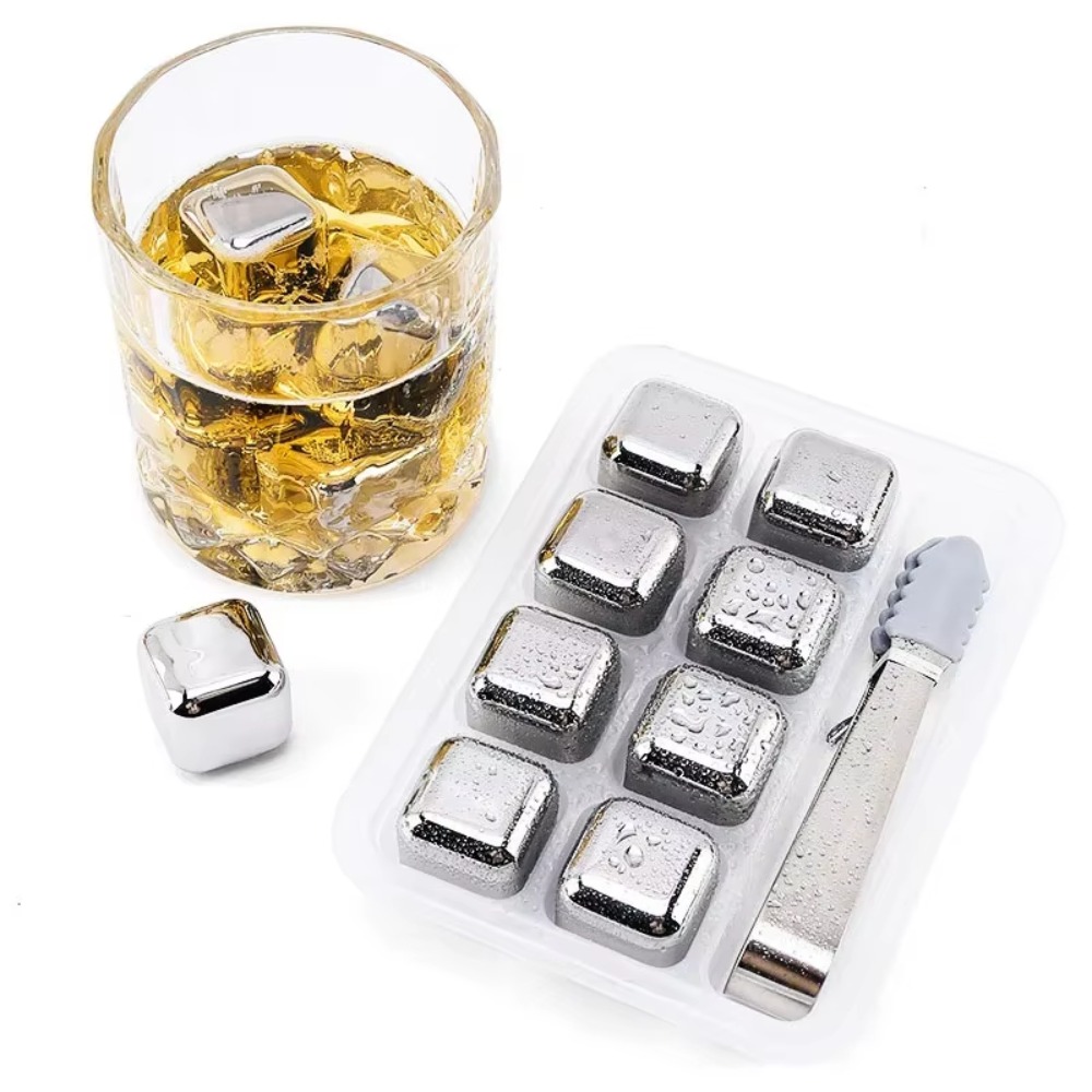 4/6/8 Pcs Stainless Steel Ice  - Wine Beer Bar recension och pris