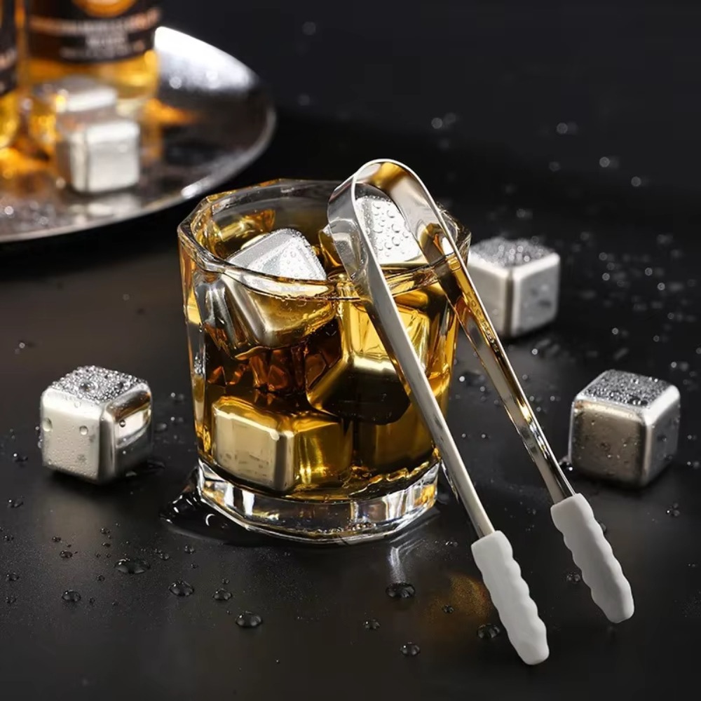 4/6/8 Pcs Stainless Steel Ice  - Wine Beer Bar recension och pris