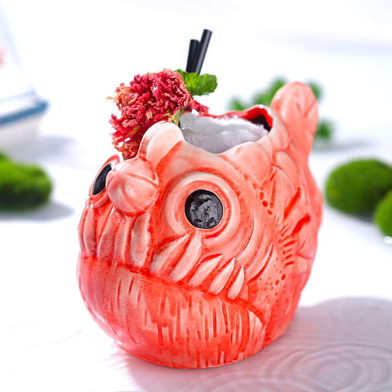 Cute Lantern Fish Cocktail Gla - Wine Beer Bar recension och pris