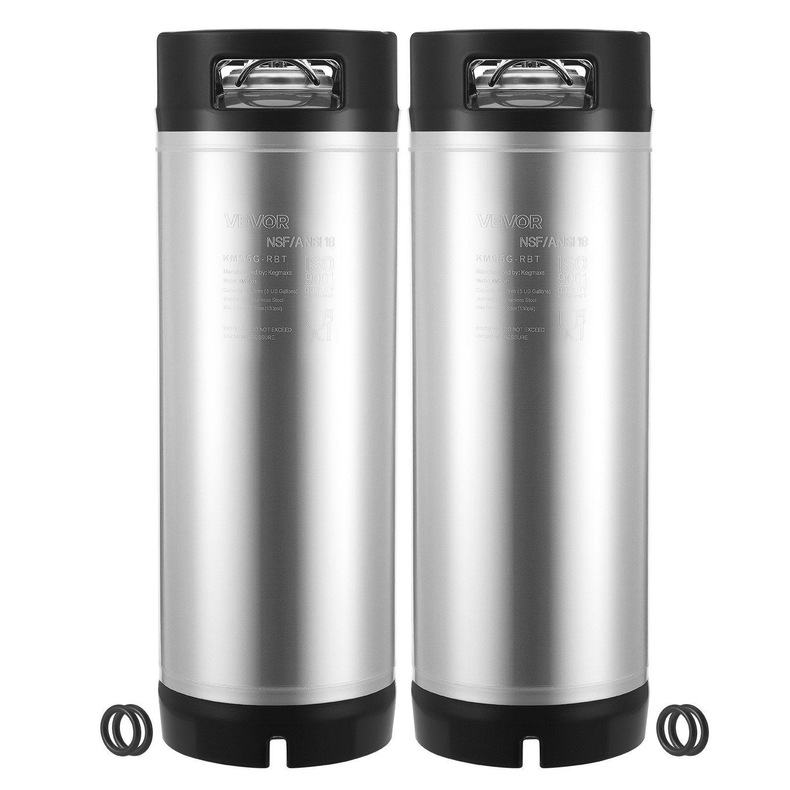 SUS304 5gal/19L Corny Keg 2-Pa - Wine Beer And Cider recension och pris